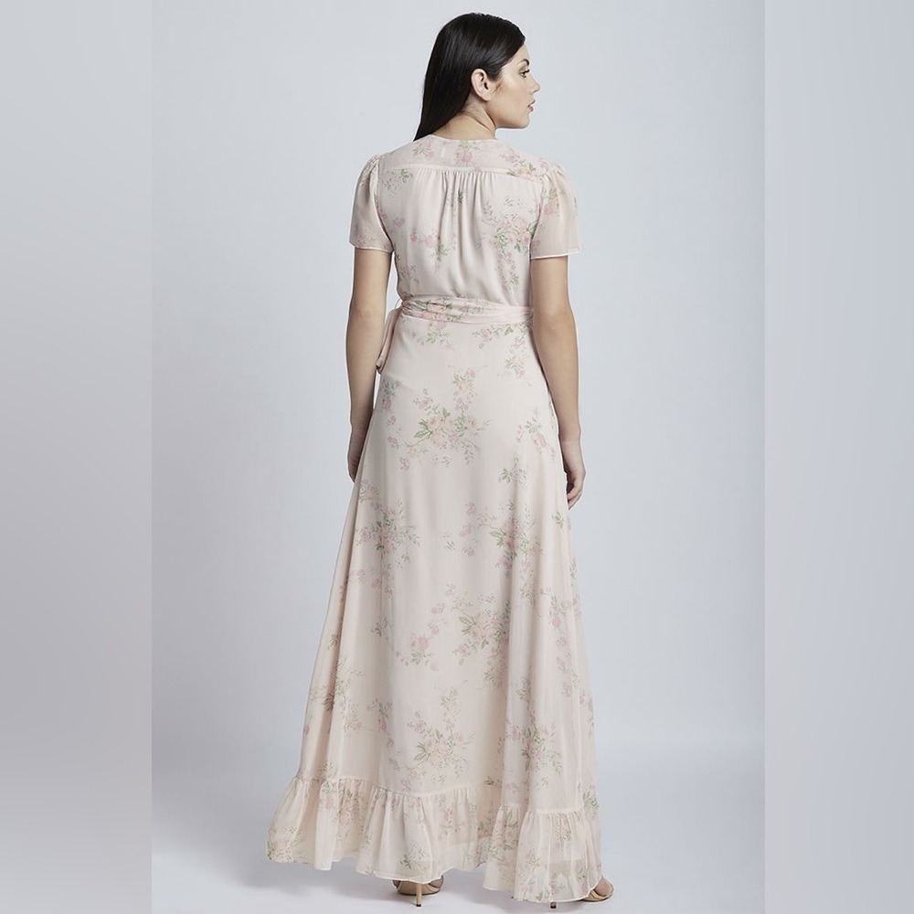 Wayf Natasha Wrap Floral Maxi Dress - Picture 5 of 17